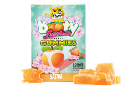 Crave Gummies - Booty Lucious Peach