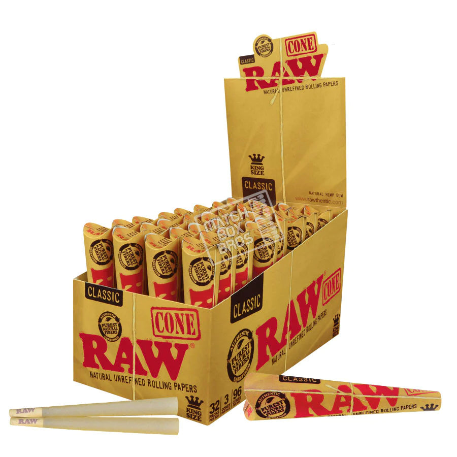 Raw cones king size